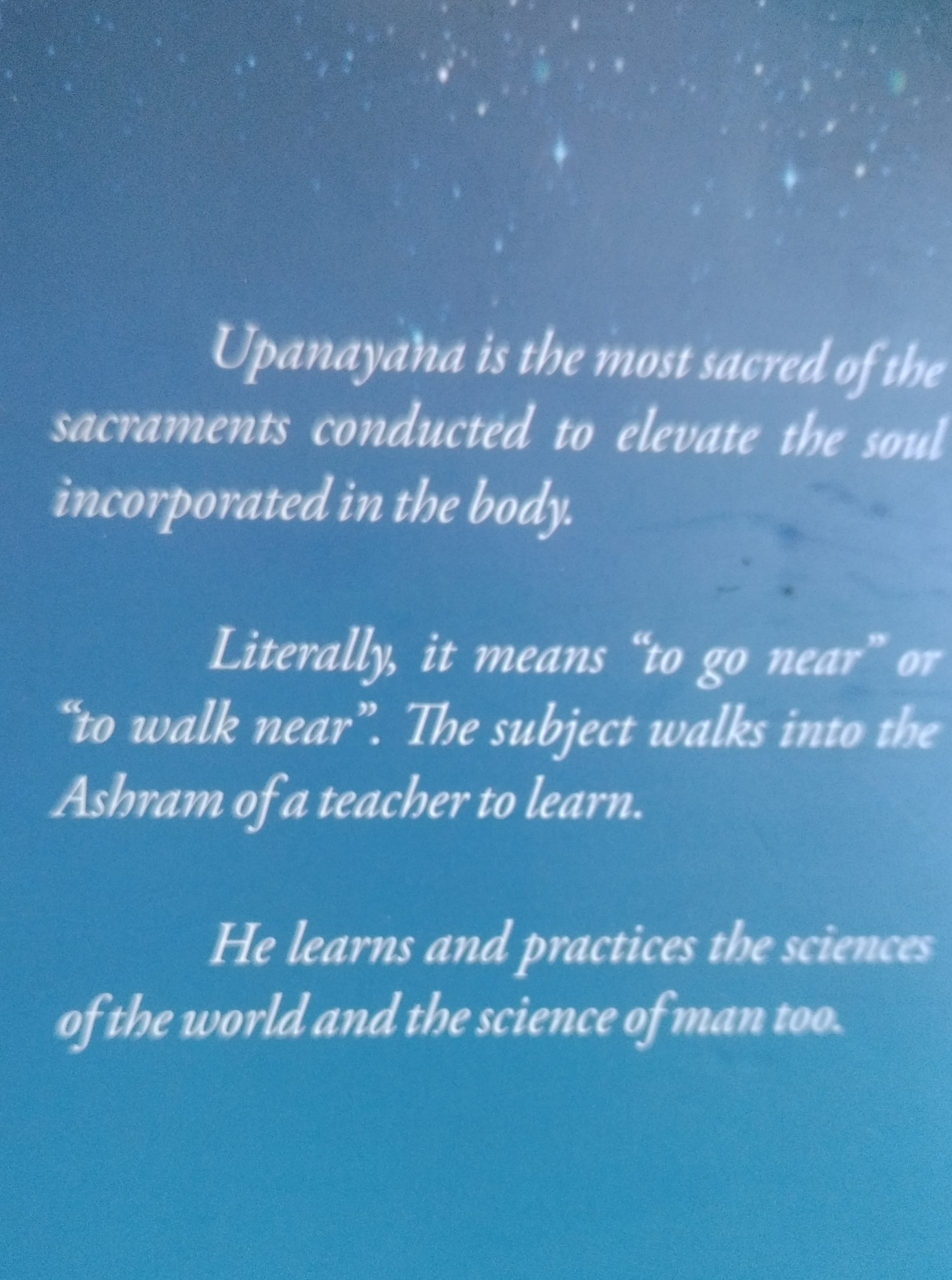 Upanayana